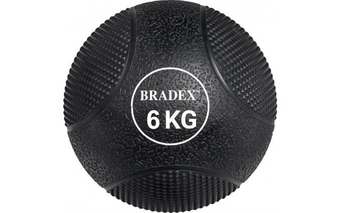 Медбол резиновый, Bradex SF 0775, 6кг Медбол резиновый, Bradex SF 0775, 6кг